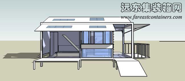 带天窗的变形小屋,二手集装箱货柜,集装箱活动房,住人集装箱房屋