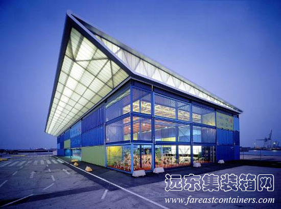 德国汉堡的 HH Cruise Center 集装箱终点站,集装箱建筑,集装箱房屋,集装箱住宅,集装箱活动房,住人集装箱