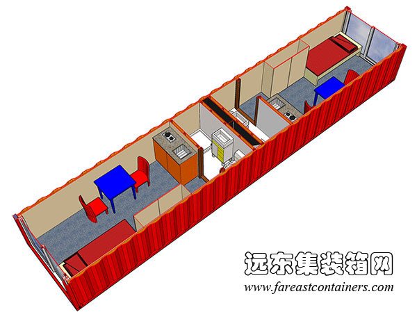 Tempohousing 对单个集装箱的其他利用方式,集装箱房屋,集装箱建筑,集装箱住宅,集装箱活动房,住人集装箱