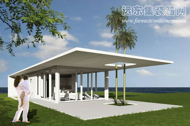 Logical Homes 推出的 Aegean640,集装箱房屋,集装箱建筑,集装箱住宅,集装箱活动房,住人集装箱