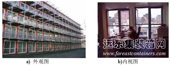 荷兰 Keetwonen 公寓,集装箱房屋,集装箱建筑,集装箱住宅,集装箱活动房,住人集装箱