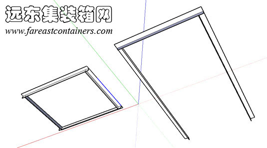 门窗洞加固示意图,集装箱房屋,集装箱建筑,集装箱住宅,集装箱活动房,住人集装箱