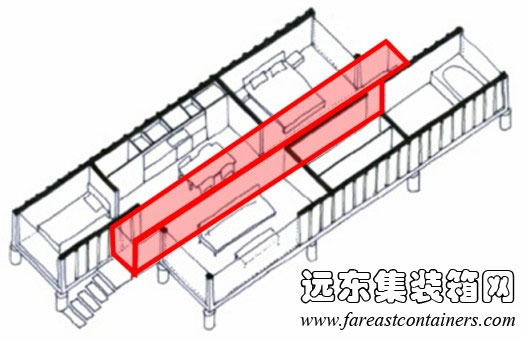 哥斯达黎加竹屋集装箱住宅平面设计图,集装箱房屋,集装箱活动房,住人集装箱,集装箱建筑