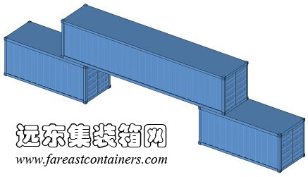 上下箱体共同构成大跨空间,集装箱房屋,集装箱活动房,住人集装箱,集装箱住宅,集装箱建筑