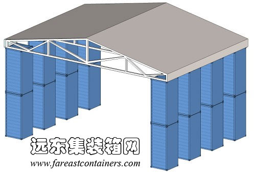 箱体竖立放置,集装箱房屋,集装箱活动房,住人集装箱,集装箱住宅,集装箱建筑