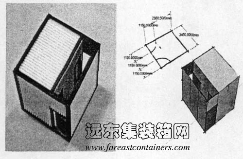 集装箱青年公寓基本卫生间单元,模块化建筑