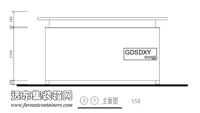 修正方案外观方案三31立面图