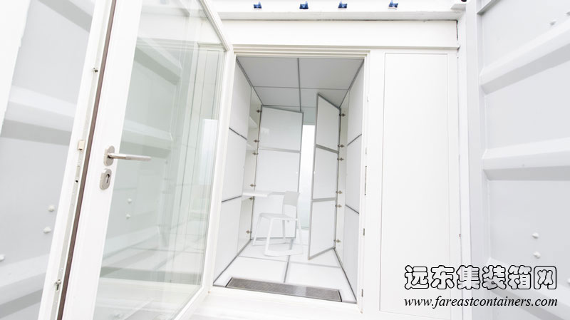 HUB 01 集装箱学生宿舍Compact units的室内,集装箱房屋,集装箱建筑,集装箱住宅