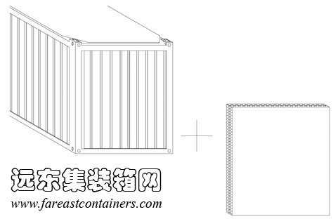 集装箱外观或双层表皮