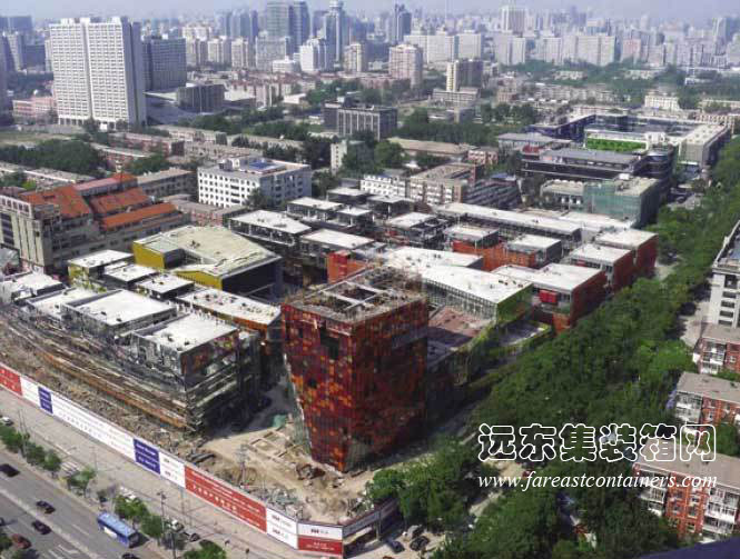 SANLITUN SOUTH 三里屯南区集装箱建筑建造过程